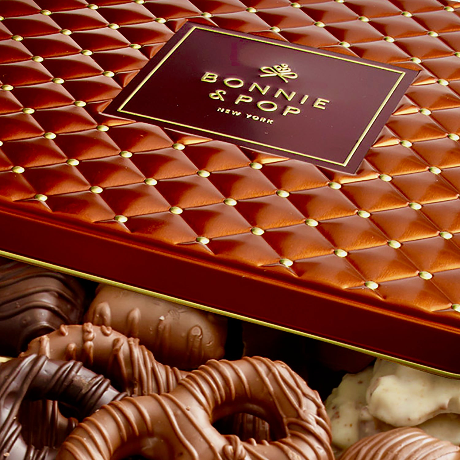 Gourmet Chocolate Gift Basket in Keepsake Tin