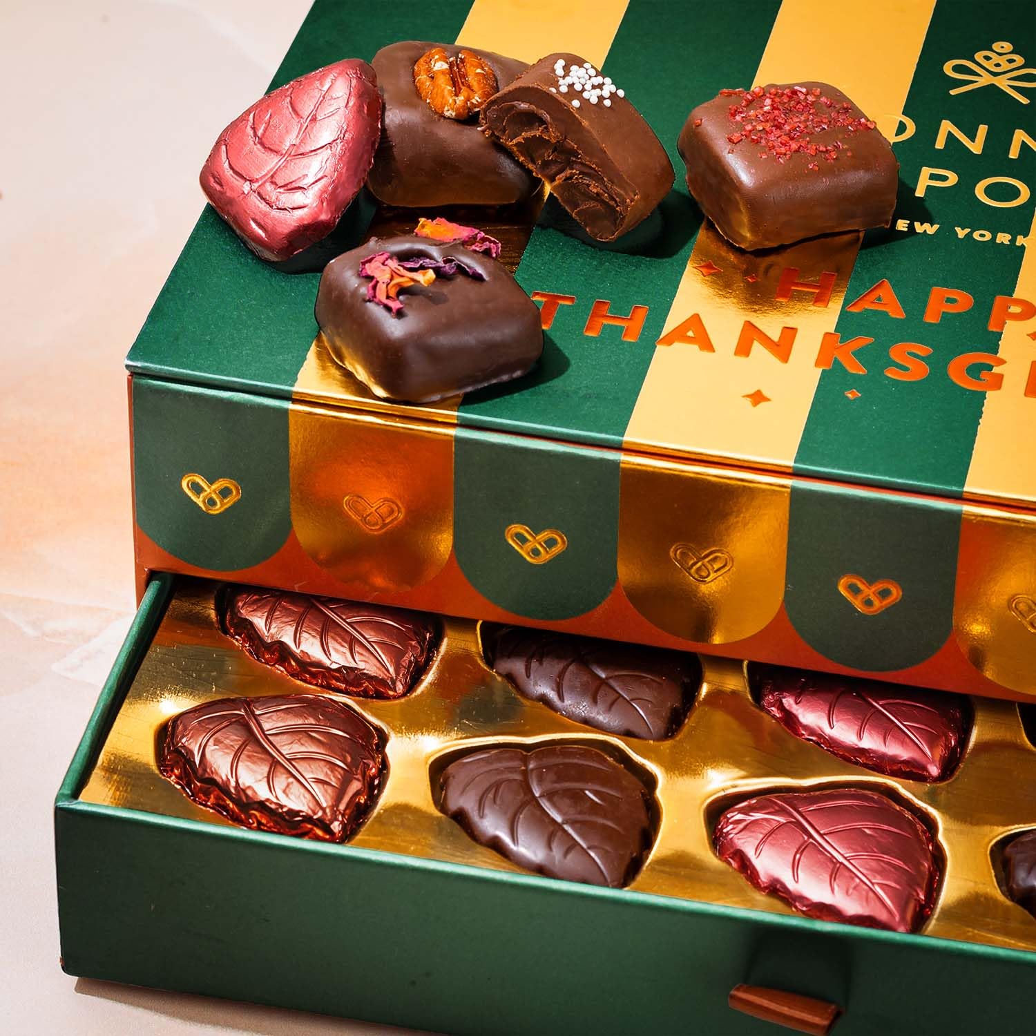 Thanksgiving Chocolate Gift Box with Assorted Truffles – Bonnie and Pop