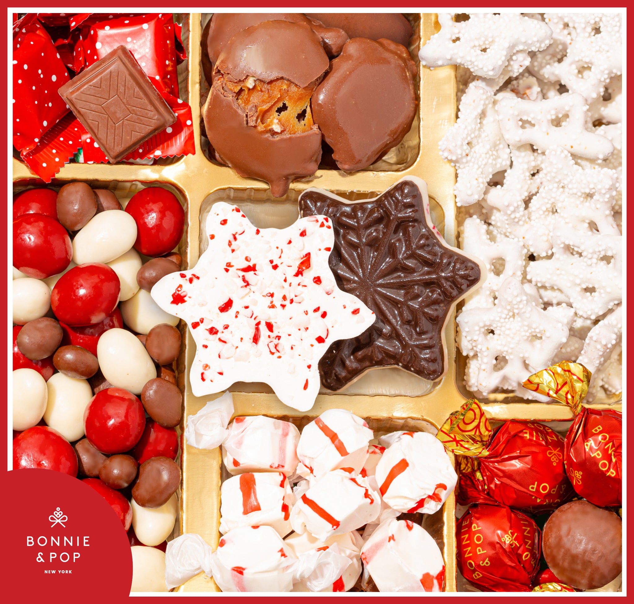 Christmas Gift Basket – Chocolate & Nuts Gourmet Gift Basket in Keepsake Tin