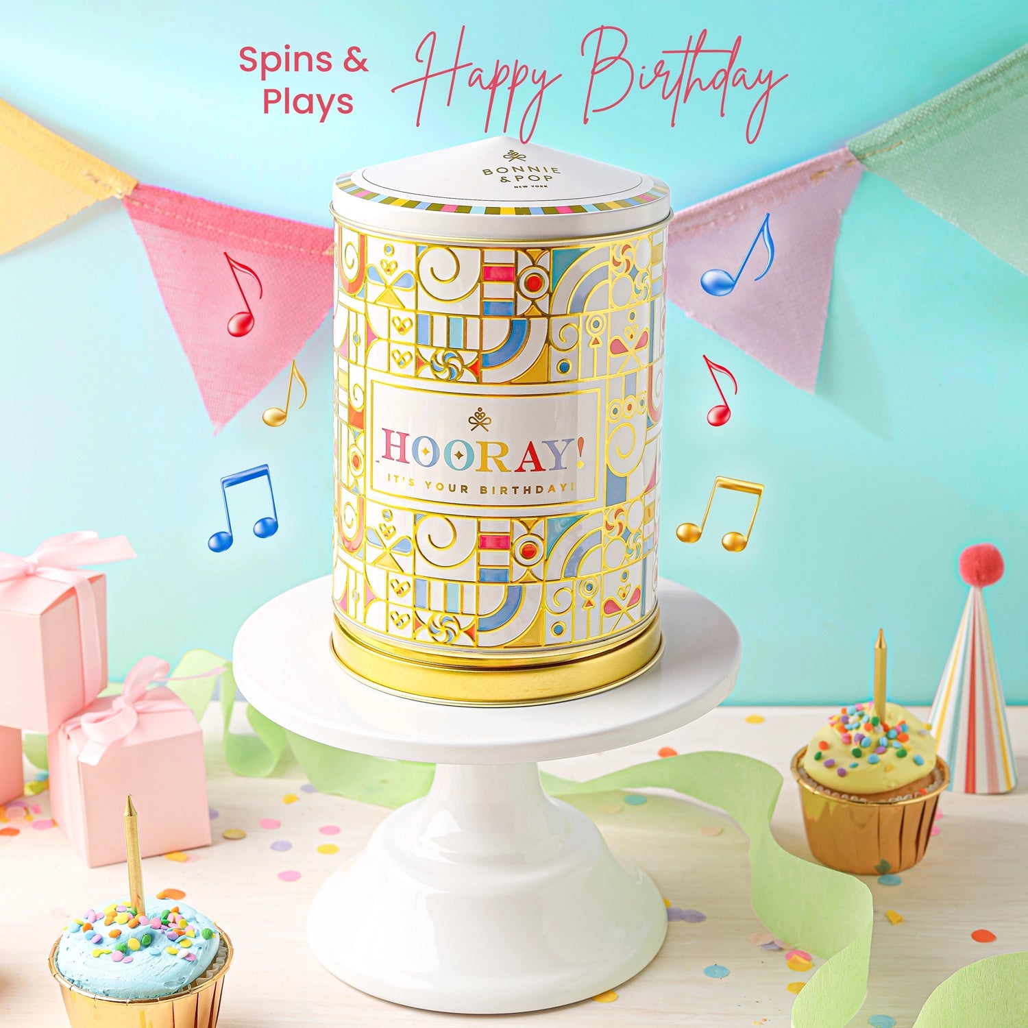 Happy Birthday Tin - Summer Edition