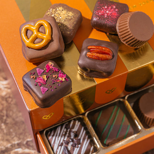 Two-Tier Belgium Truffle Gift Box