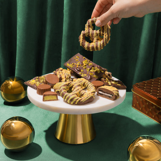 Dubai Chocolate Gift Tin for Thanksgiving, Christmas and Holidays