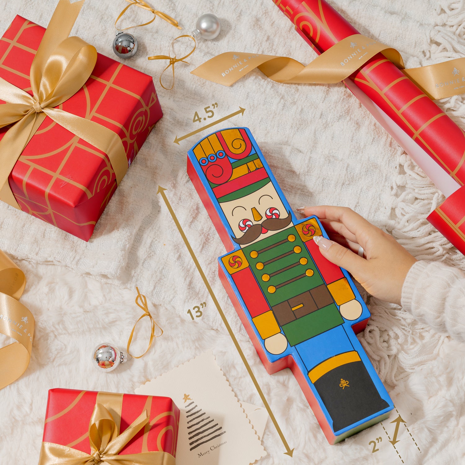 Christmas Gift Basket – Festive Soldier Tin with Holiday Candy & Chocolate Assortment