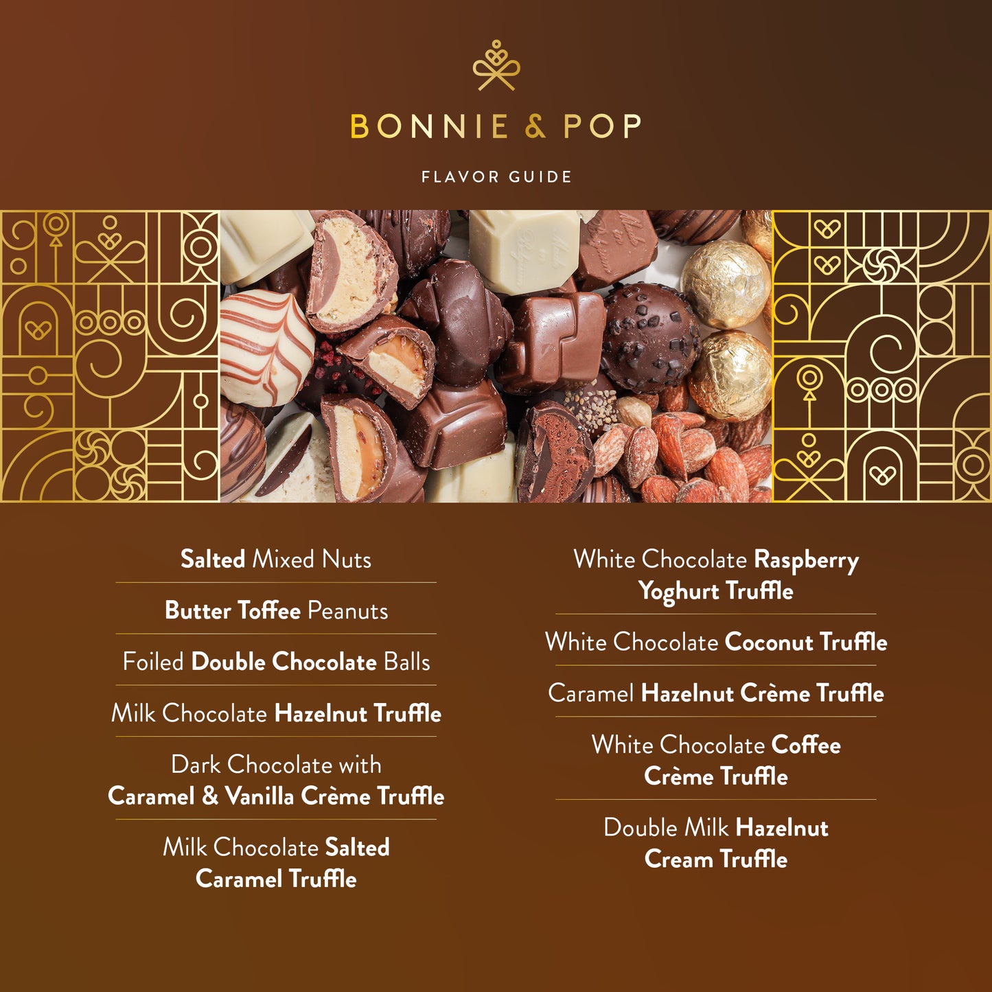 Gourmet Gift Basket with Assorted Truffles & Nuts