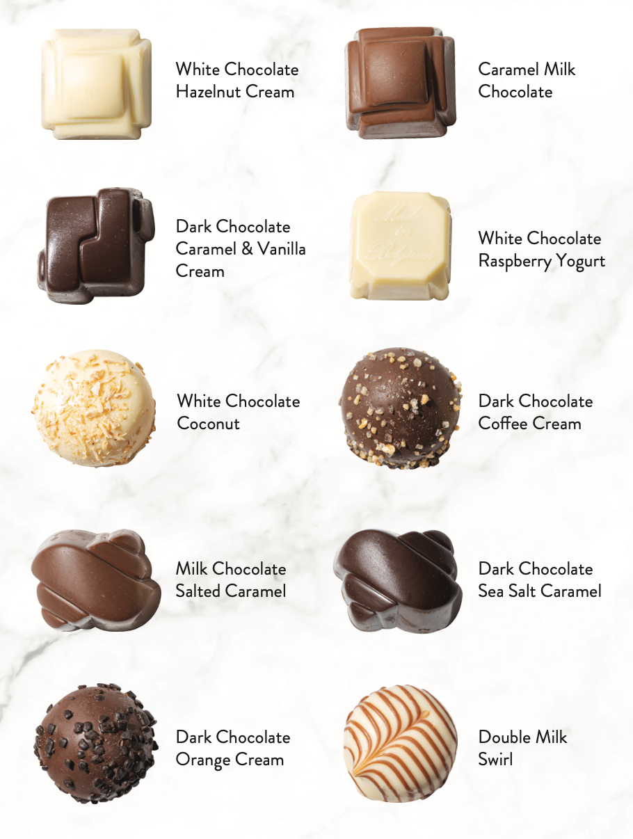 Gourmet Chocolate Gift Box – Elegant Bow Tin with Belgian Truffles - Copper