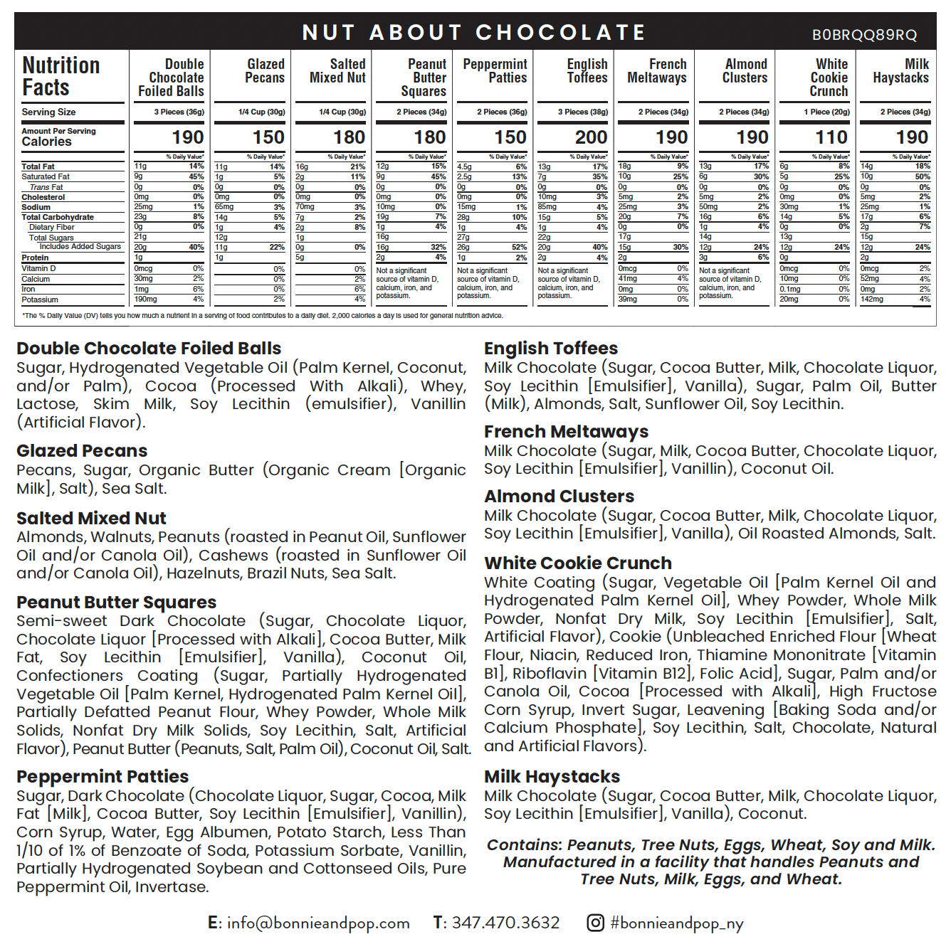 Easter Egg Chocolate and Nut Mix