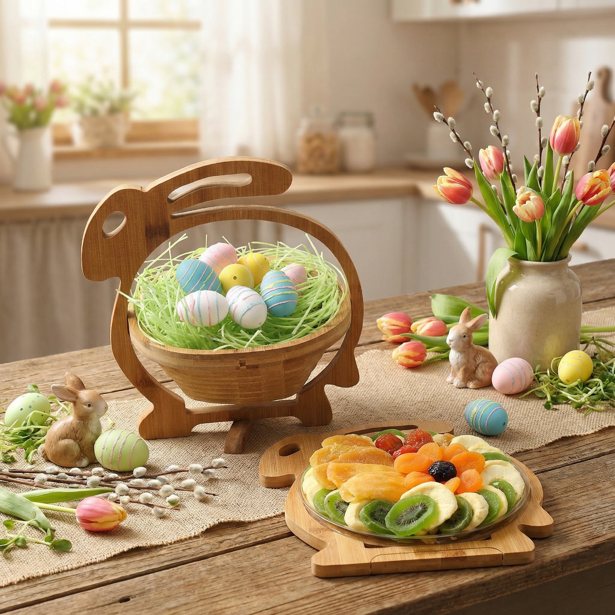Bunny Tray & Fruit Basket