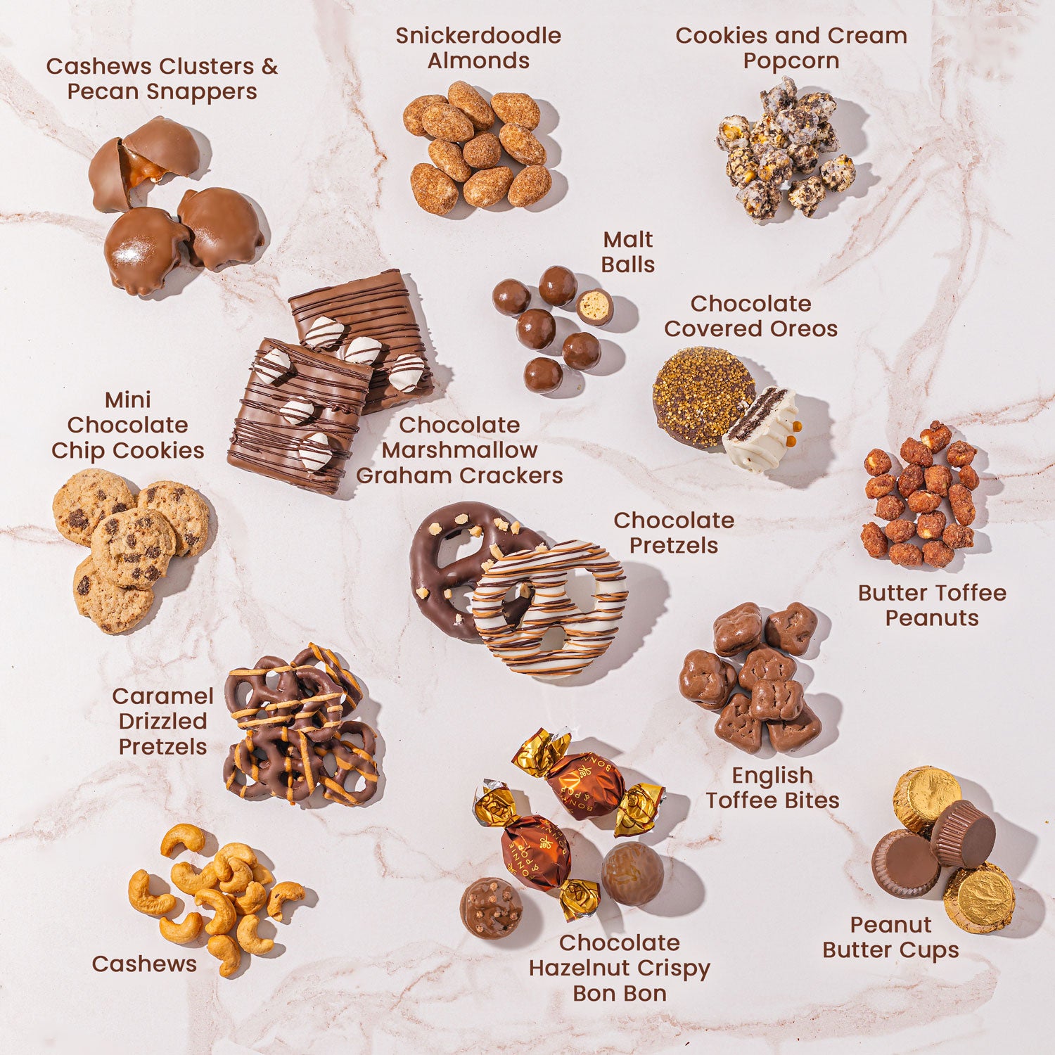 Chocolate Gift Tower – Gourmet Holiday Tower with Belgian Truffles, Caramels & Festive Treats