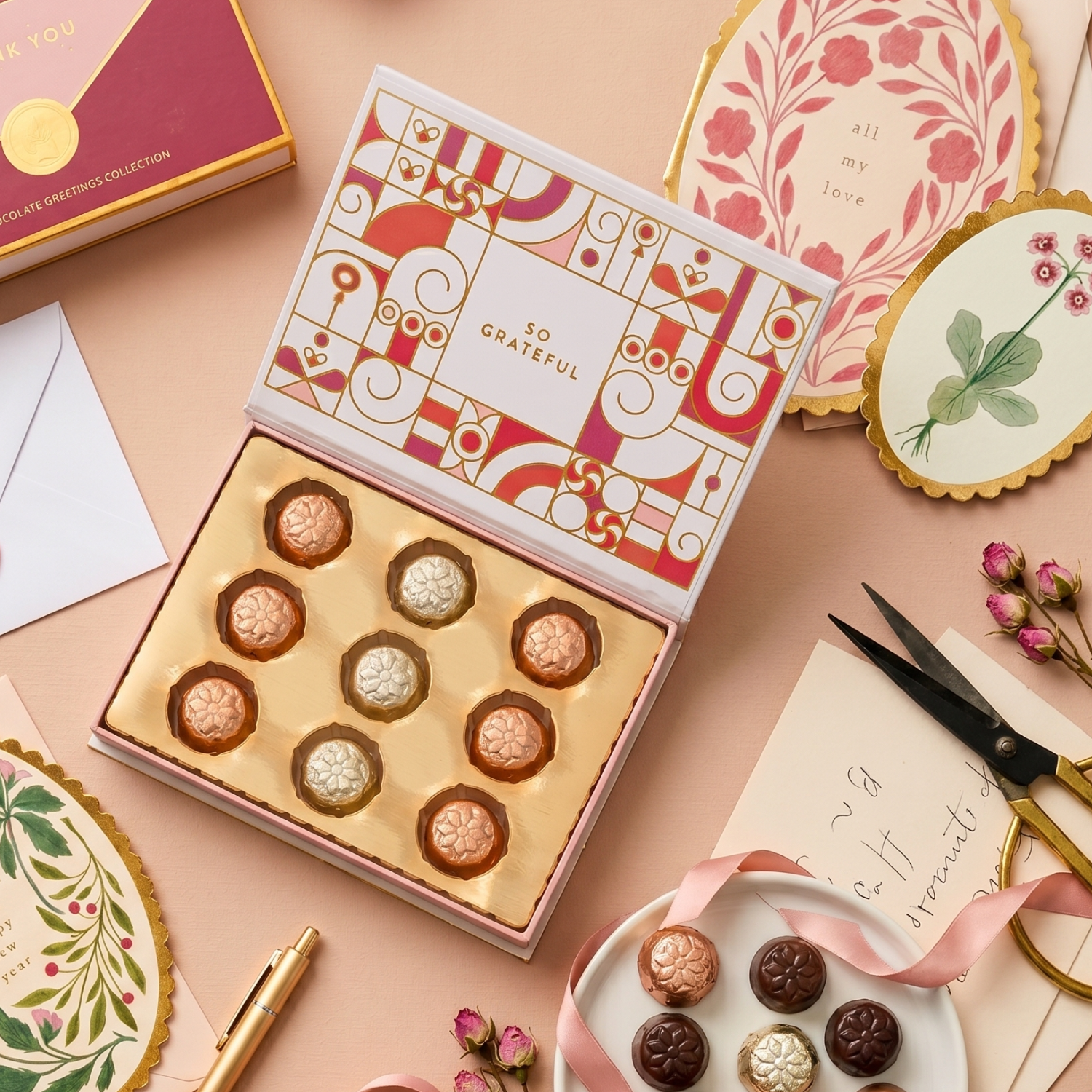 Thank You Chocolate Gift Box | Edible Greeting Card