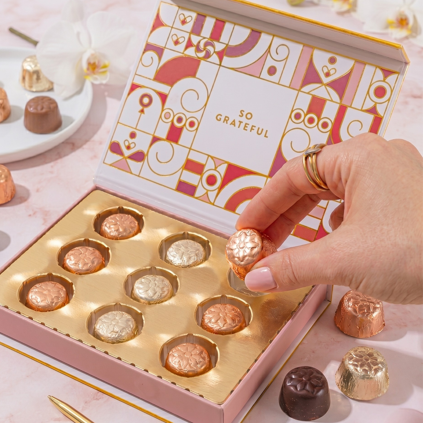 Thank You Chocolate Gift Box | Edible Greeting Card