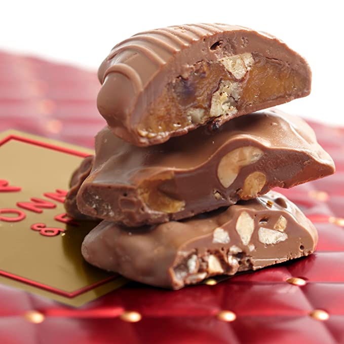 Chinese New Year Chocolate Gift – Gourmet Tin with Assorted Chocolates & Caramels in Red Tin for Lunar New Year