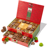 Christmas Chocolate Gift – Gourmet Belgium Truffle Gift Box with Over 30 Assorted Holiday Chocolates