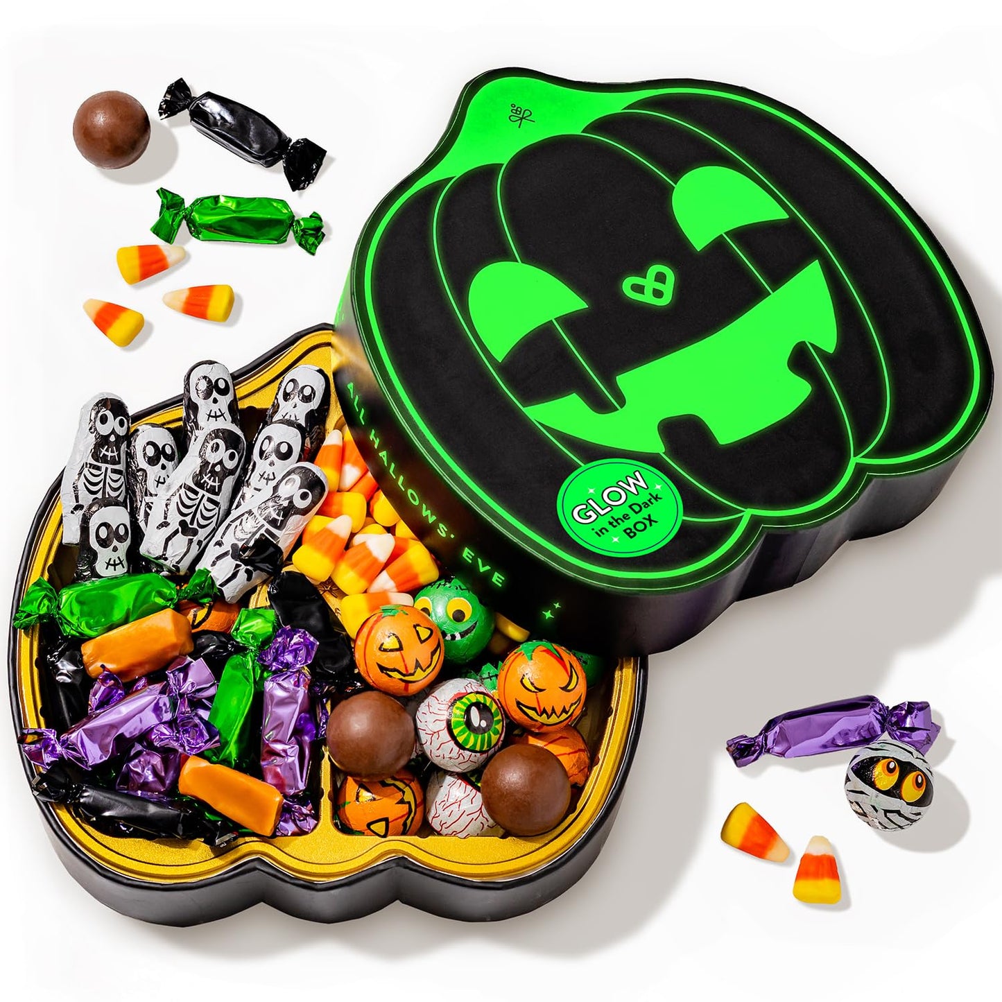 Halloween Candy Gift Box, Glow-in-the-Dark Pumpkin – Bonnie and Pop