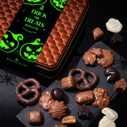 Halloween Chocolate Gift Basket, Glow-in-the-Dark Candy Tin – Bonnie & Pop