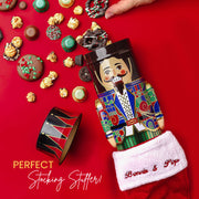 Christmas Gift Basket – Nutcracker Soldier Keepsake Tin Filled with Holiday Snack Mix