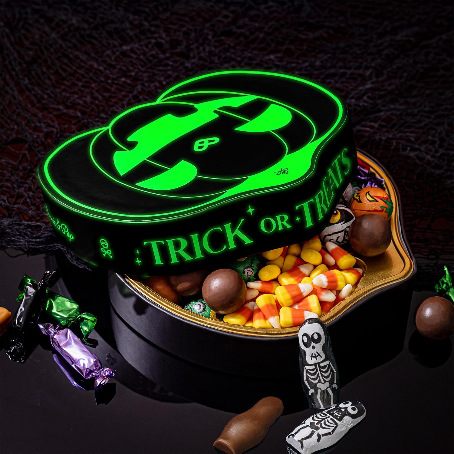 Halloween Candy Gift Box, Glow-in-the-Dark Pumpkin – Bonnie and Pop