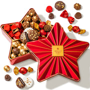 Christmas Chocolate Bon Bons Star Tin – Gourmet Holiday Gift