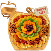 Fruit Gift – Deluxe Dried Fruit & Nut Gift in Reusable Apple-Shaped Tray