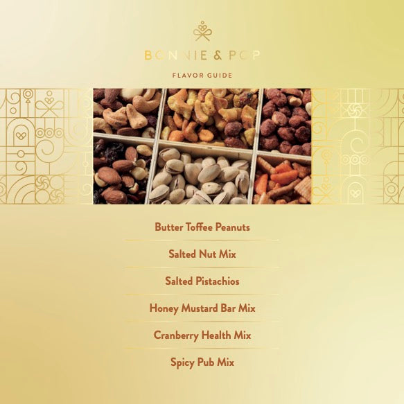 Nut Gift Basket – Gourmet Nut Sampler in Reusable Wooden Crate