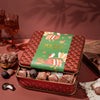 Thanksgiving Gift – Assorted Chocolate Gift Tin with Festive Sleeve