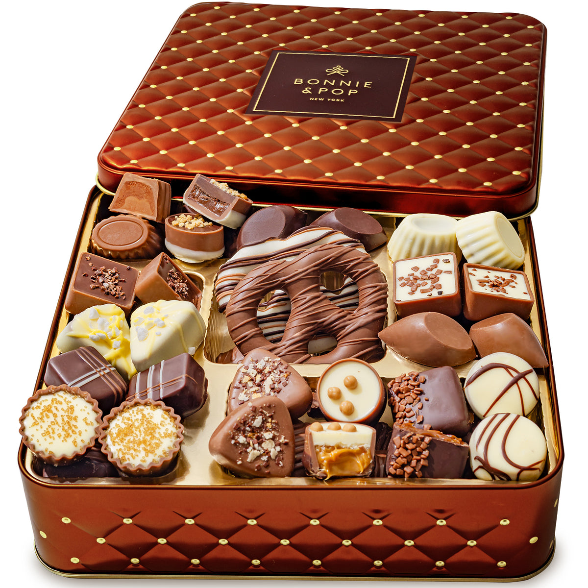 Chocolate Gift Basket – Belgian Truffles in Keepsake Box