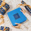 Holiday Gift Tin- Chocolate Assortment- Blue