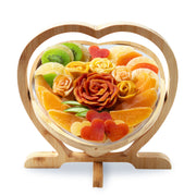 Heart Tray & Basket with Dried Fruit