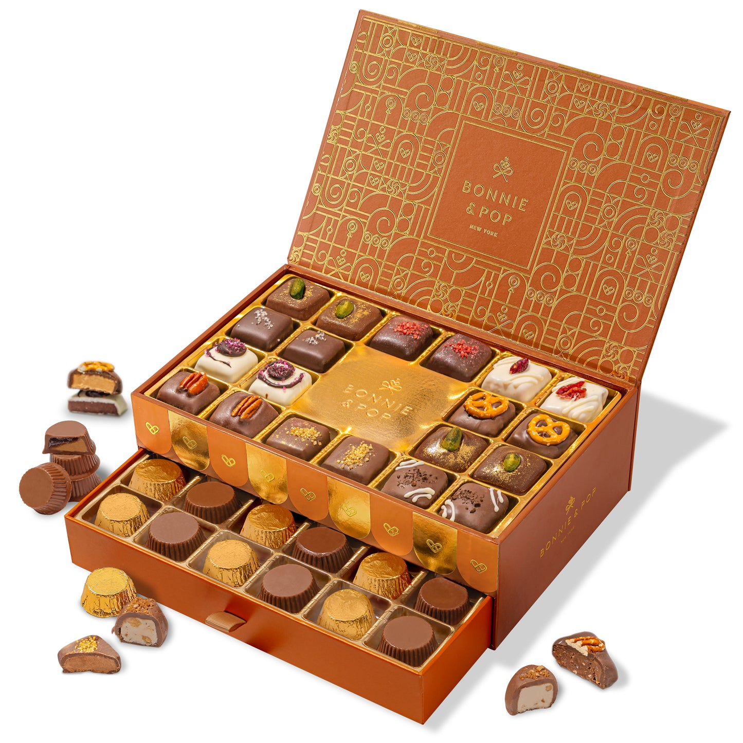 Two-Tier Belgium Truffle Gift Box