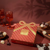Gourmet Chocolate Gift Box – Elegant Bow Tin with Belgian Truffles- Copper