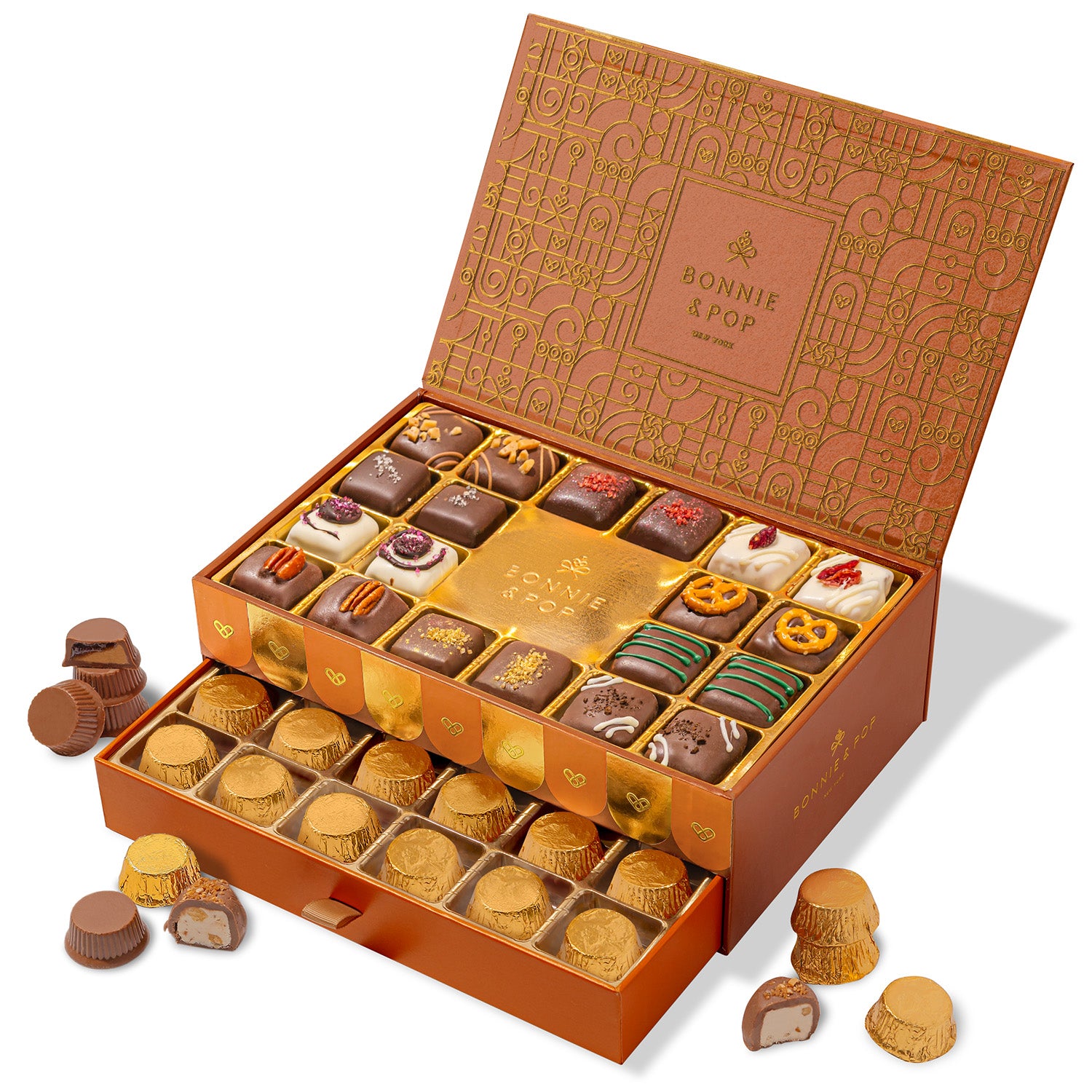 Two-Tier Belgium Truffle Gift Box