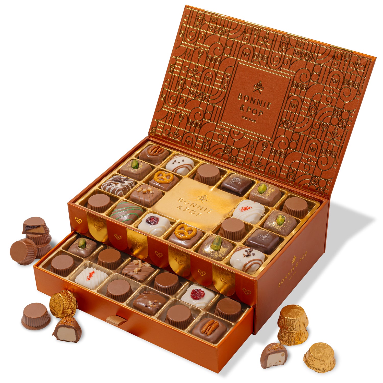Two-Tier Belgium Truffle Gift Box