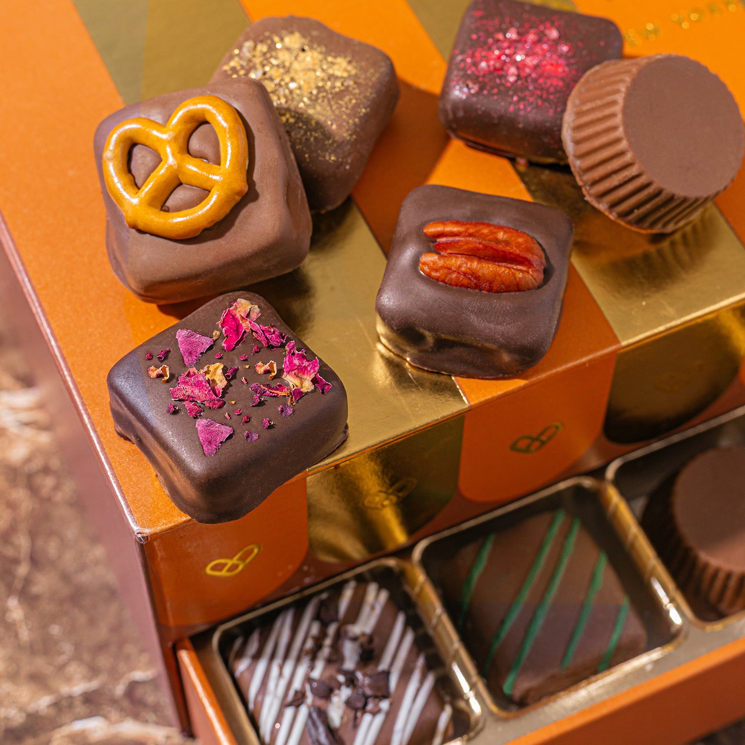 Two-Tier Belgium Truffle Gift Box