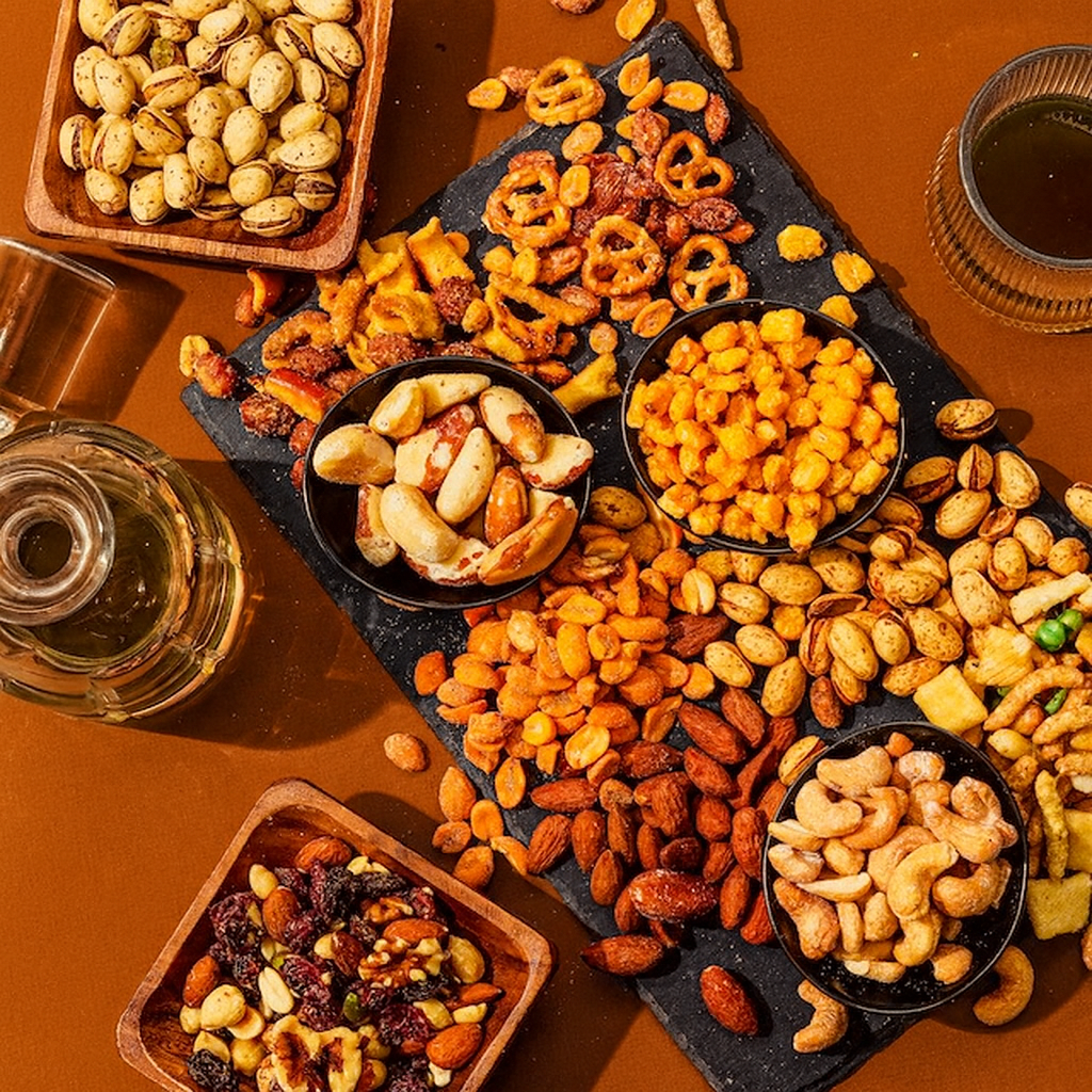 Deluxe Holiday Nut and Snack Gift Crate