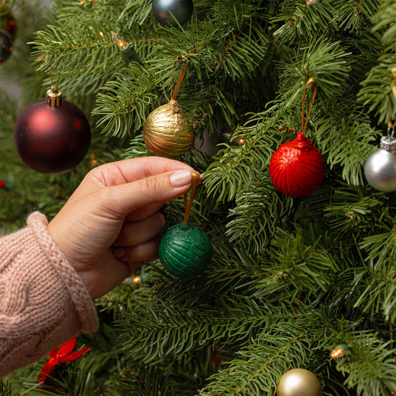 Christmas Gift Basket – Gourmet Holiday Treats in Ornament Tin