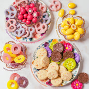 Mothers Day Gift Basket | Candy and Nut Sweet Gourmet Snack Box | Chocolate Flowers and Candy | Best Gift Idea for Mom, Women, Her, Mother, Grandmother