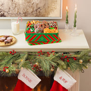 Christmas Tin with Assorted Holiday Treats- Extra Large