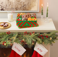 Christmas Tin with Assorted Holiday Treats- Extra Large