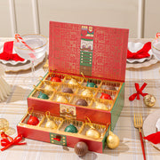 Nutcracker Ornament Chocolate Gift Box | Edible Chocolate Christmas Tree Ornaments | Bonnie & Pop