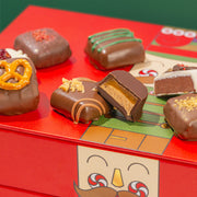 Christmas Chocolate Gift – Gourmet Belgium Truffle Gift Box with Over 30 Assorted Holiday Chocolates