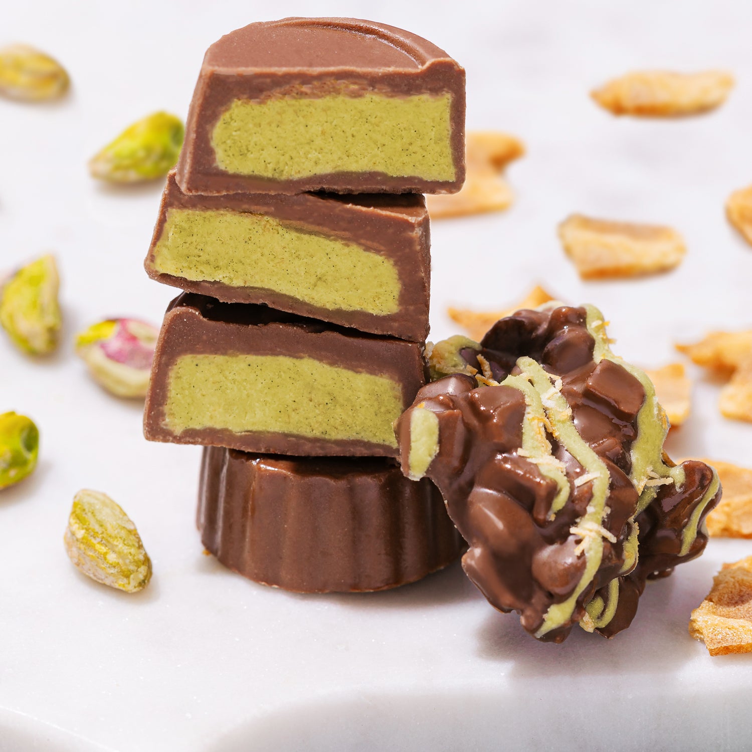 Dubai Chocolate Gift Tin for Thanksgiving, Christmas and Holidays