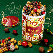 Christmas Gift Basket – Musical Cookie Tin Filled with Chocolate-Covered Oreos