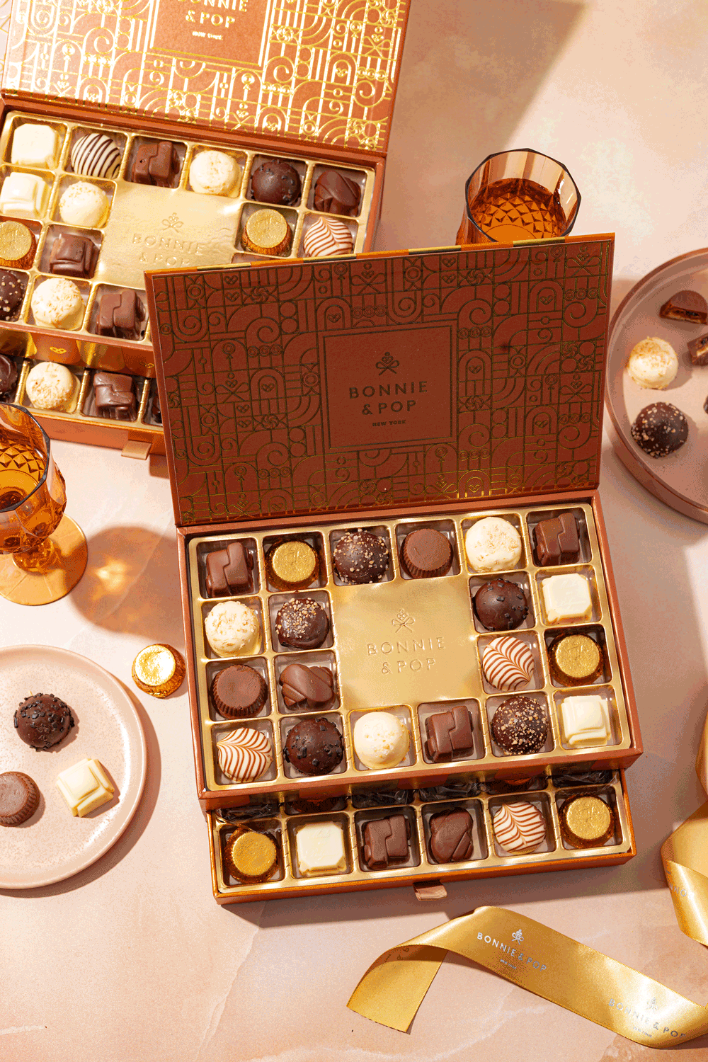 Two-Tier Belgium Truffle Gift Box