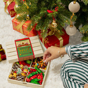 Christmas Gift Basket – Nutcracker Sweets Crate in Festive Wooden Box