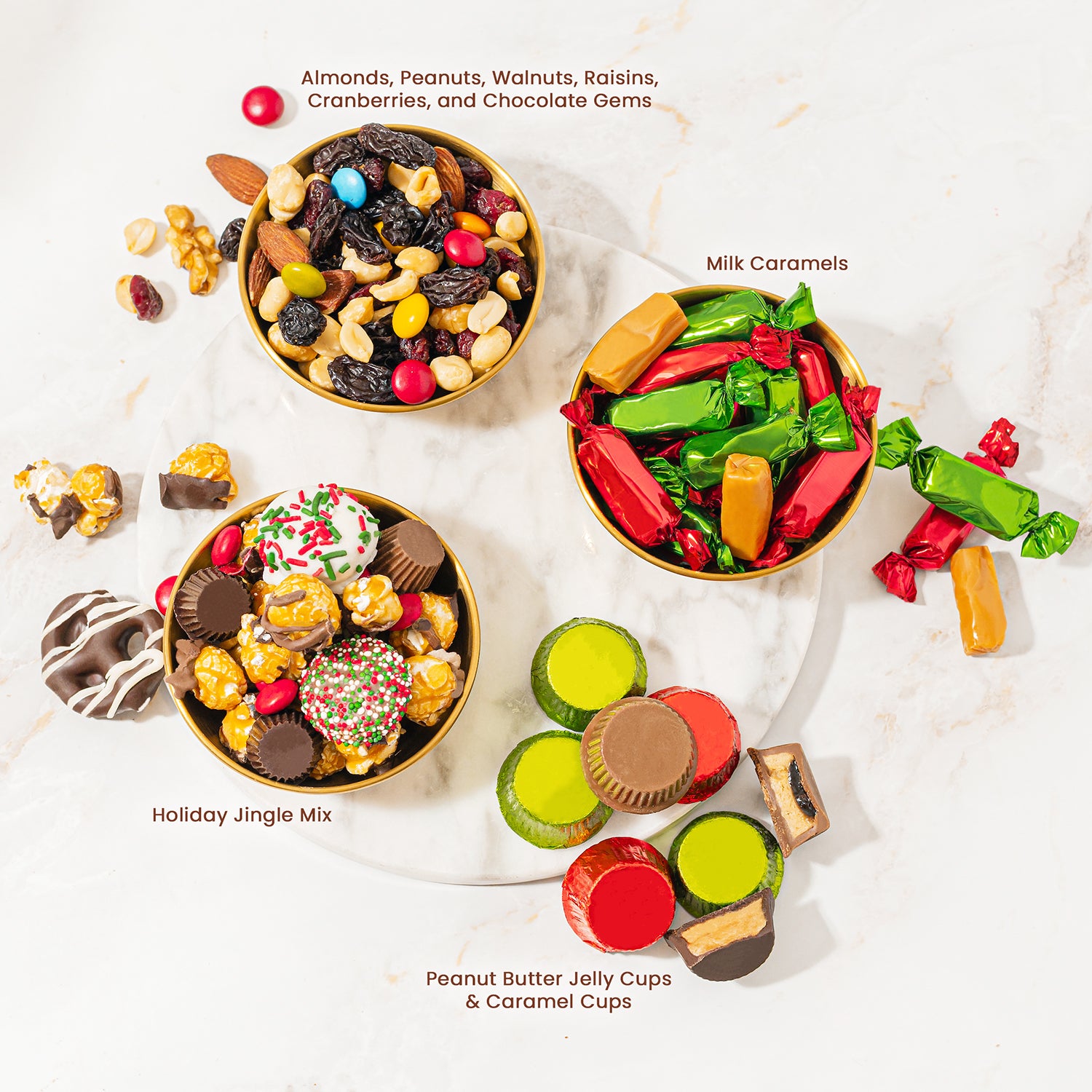 Christmas Gift Basket – Nutcracker Sweets Crate in Festive Wooden Box