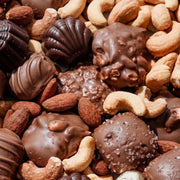 Mother's Day Gift Basket, Chocolate and Nut Snack Box