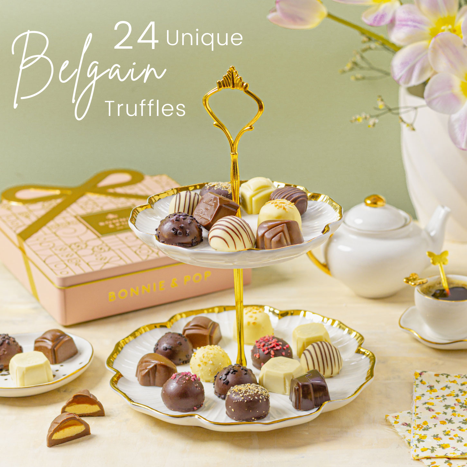 Chocolate Gift Basket for Women– Gift Tin with Assorted Chocolates