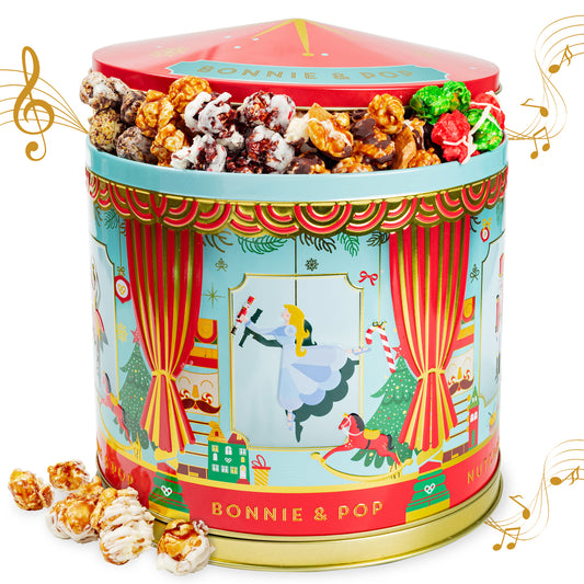 Christmas Nutcracker Musical Holiday Popcorn Carousel