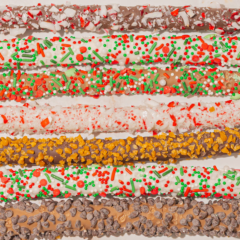 Nutcracker Chocolate-Covered Pretzel Gift Tin – Gourmet Holiday Treats & Christmas Gift Idea