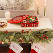 Christmas Gift Basket – Gourmet Holiday Treats in Ornament Tin