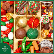 Christmas Gift Basket – Gourmet Holiday Treats in Ornament Tin